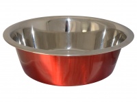 Ellie-Bo Extra Large Food or Water Bowl in Red